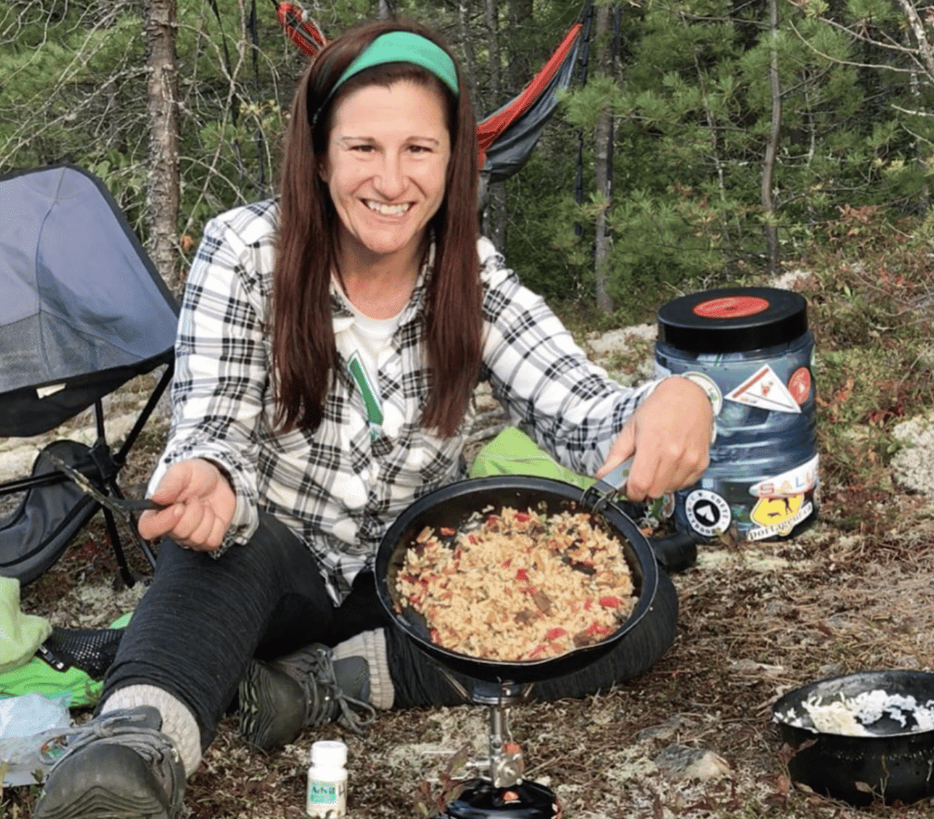 Cooking a feast in the backcountry