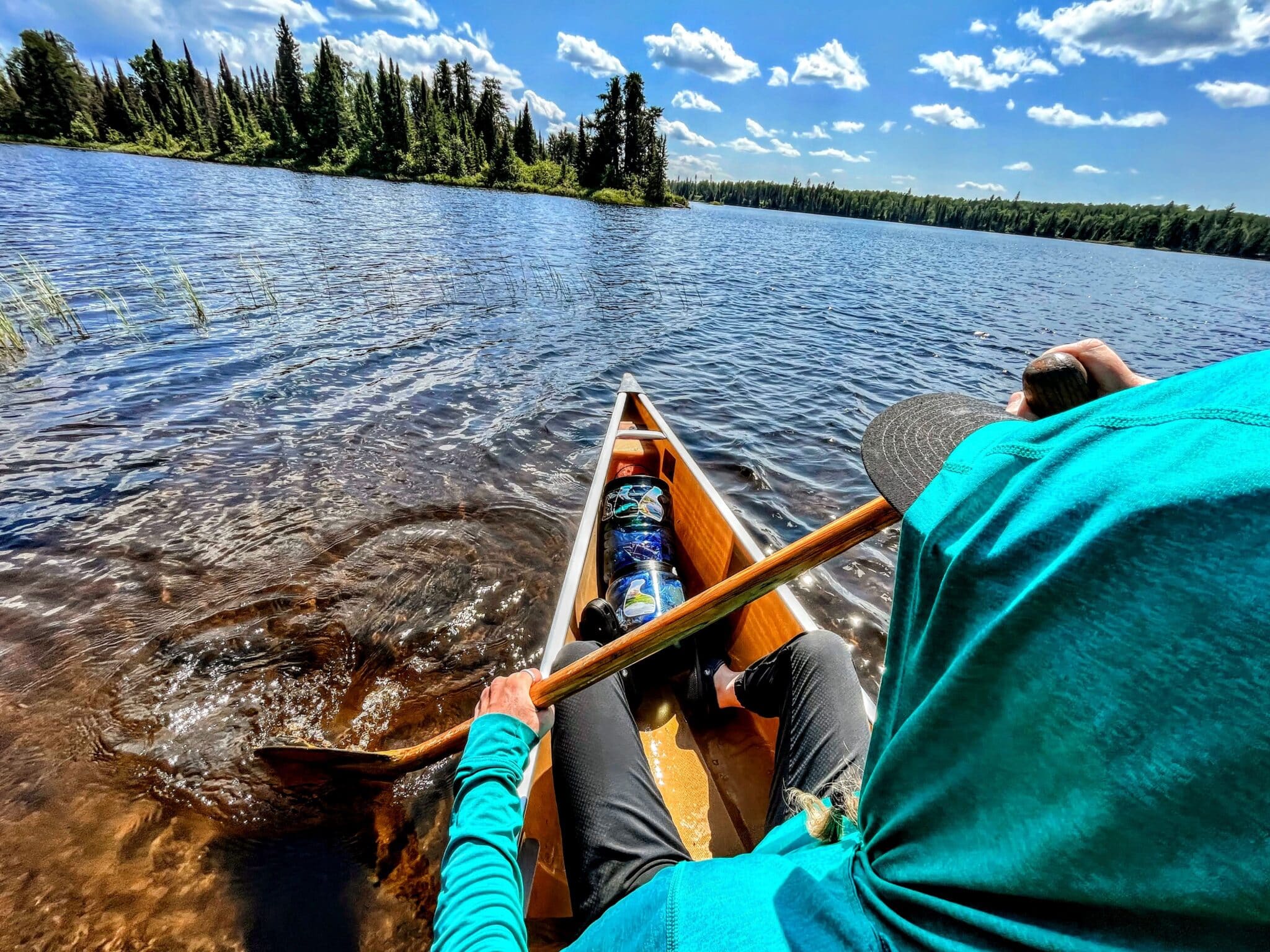 BearVaults on a canoe trip.